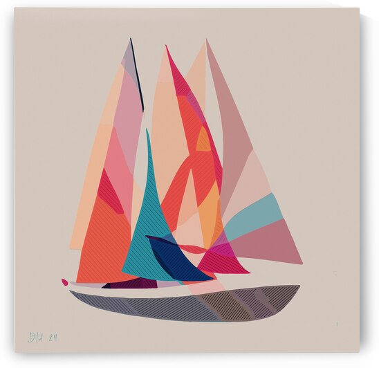 Sailing Into Abstraction No. 2 by Diana de Avila