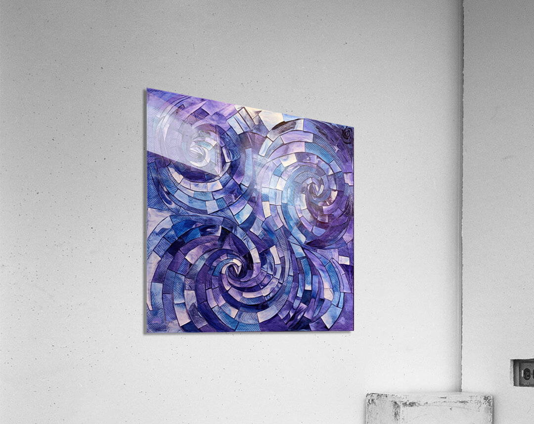 Swirly Whirly Woo  Acrylic Print 
