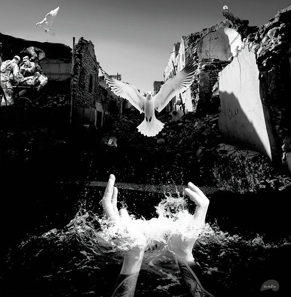 Resurgance RIsing Beyond the Ruins - Solo Show - 1 of 5 Print