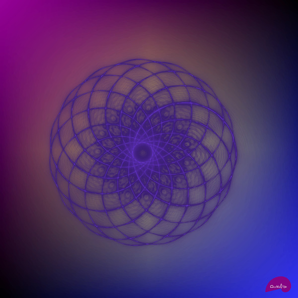 Violet Harmonics  Print