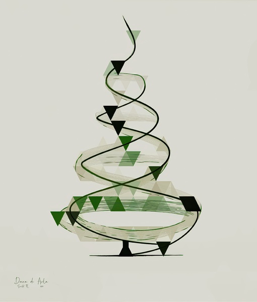 Evergreen Twist Print