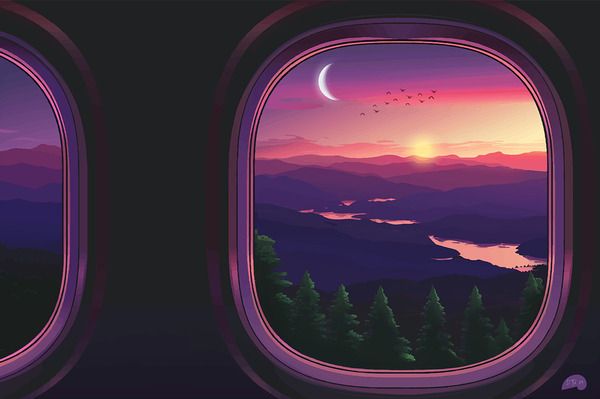 Birdseye Mountain Majesty   Print