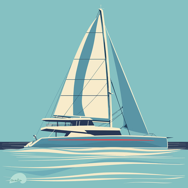 Catamaran  Imprimer
