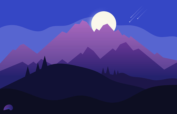 Purple Mountain Majesty Print