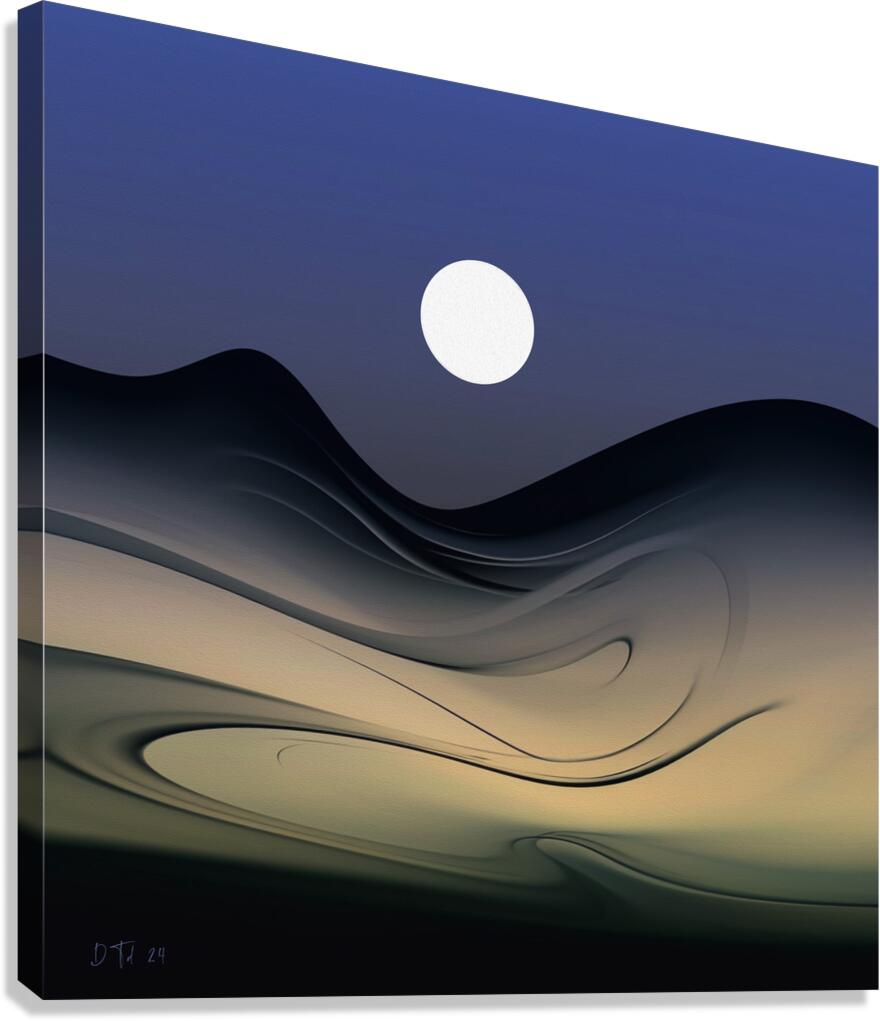 Desert Moon  Impression sur toile