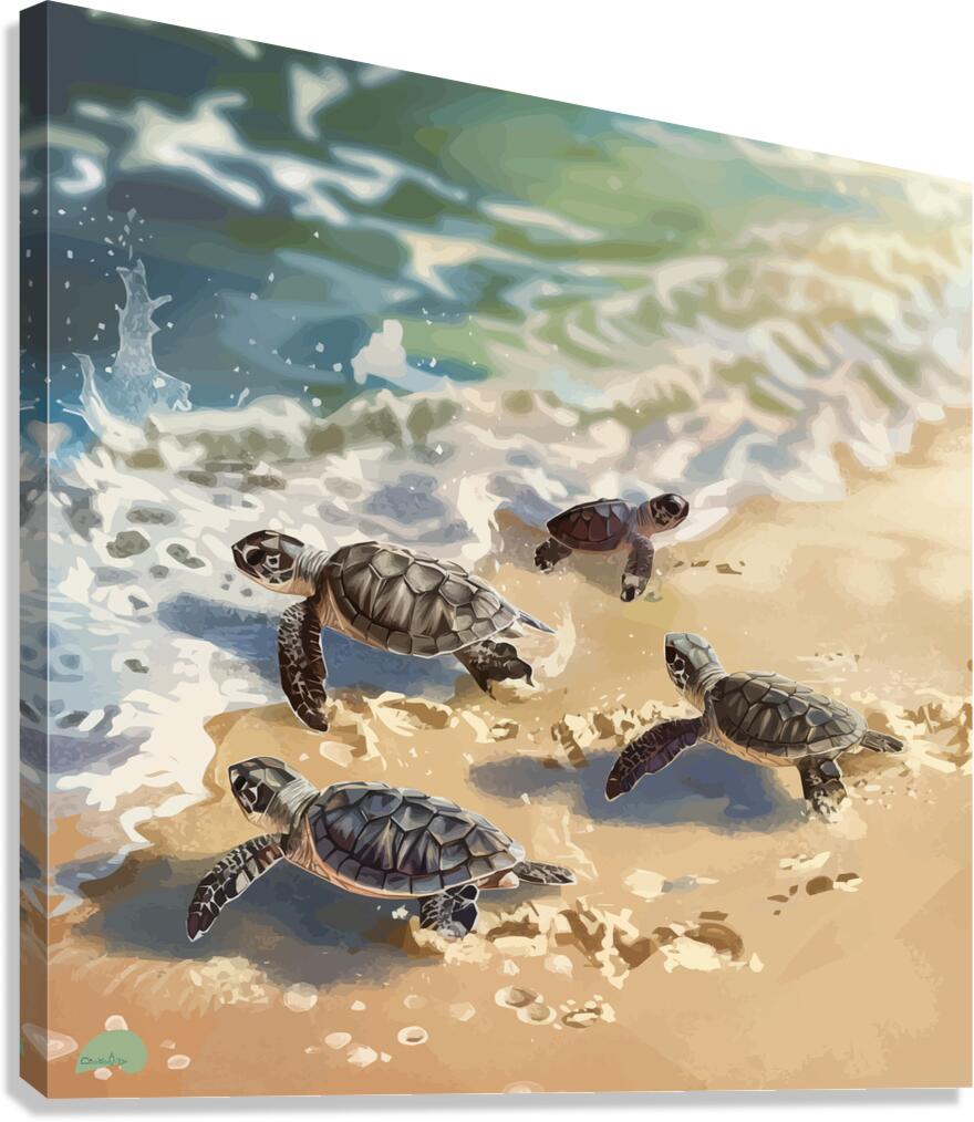 No  No  Not That Way  Canvas Print