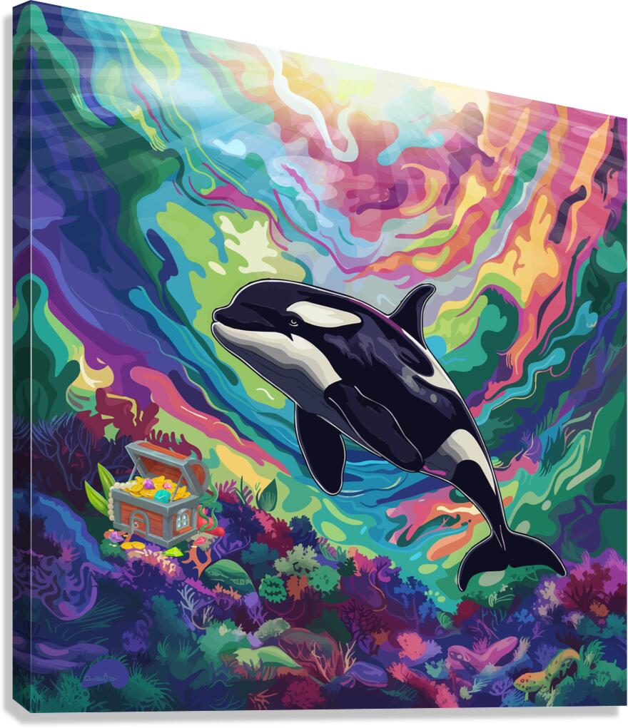 Orca Overture   Impression sur toile