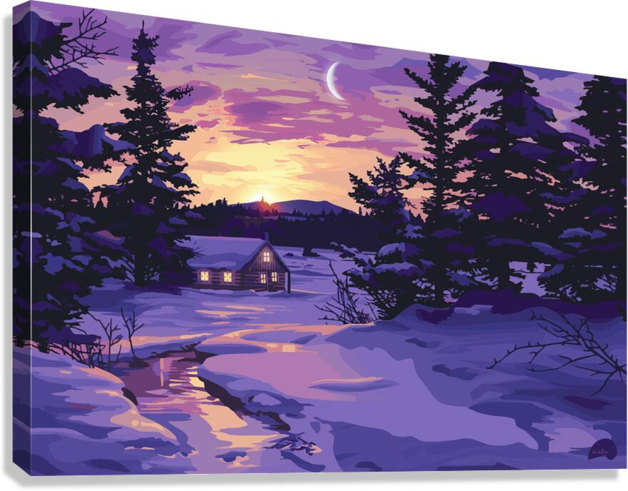 Cabin Retreat  Canvas Print