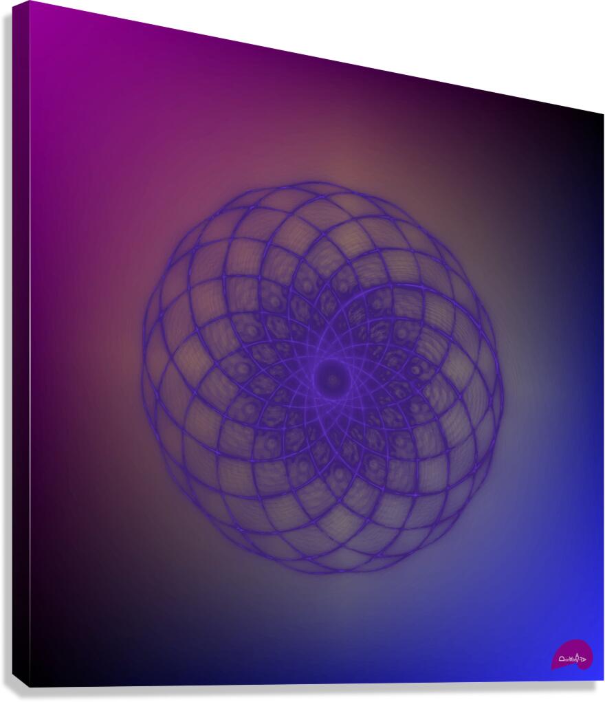 Violet Harmonics  Canvas Print