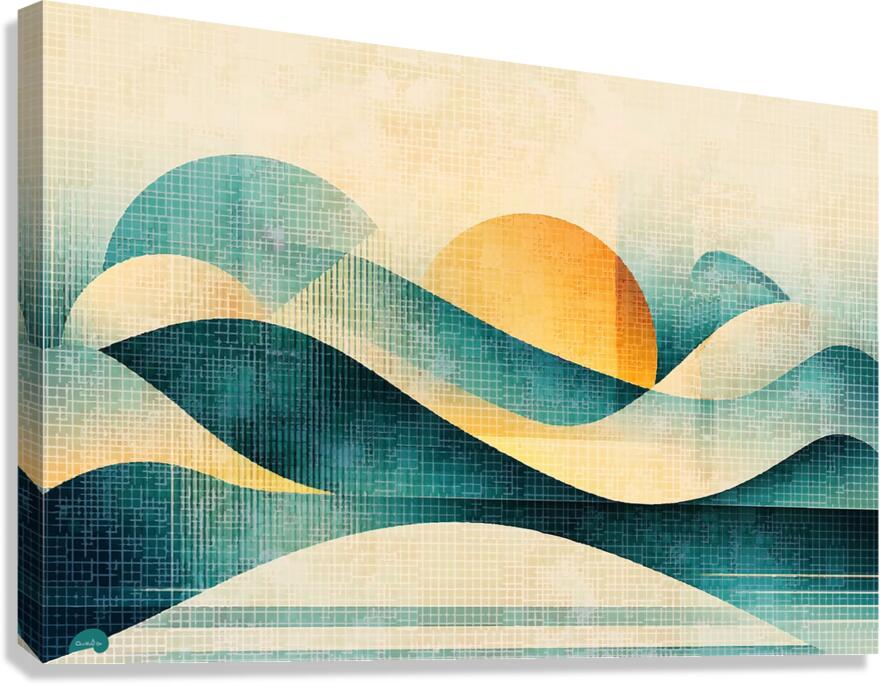 Algorithmic Dune Canvas Print