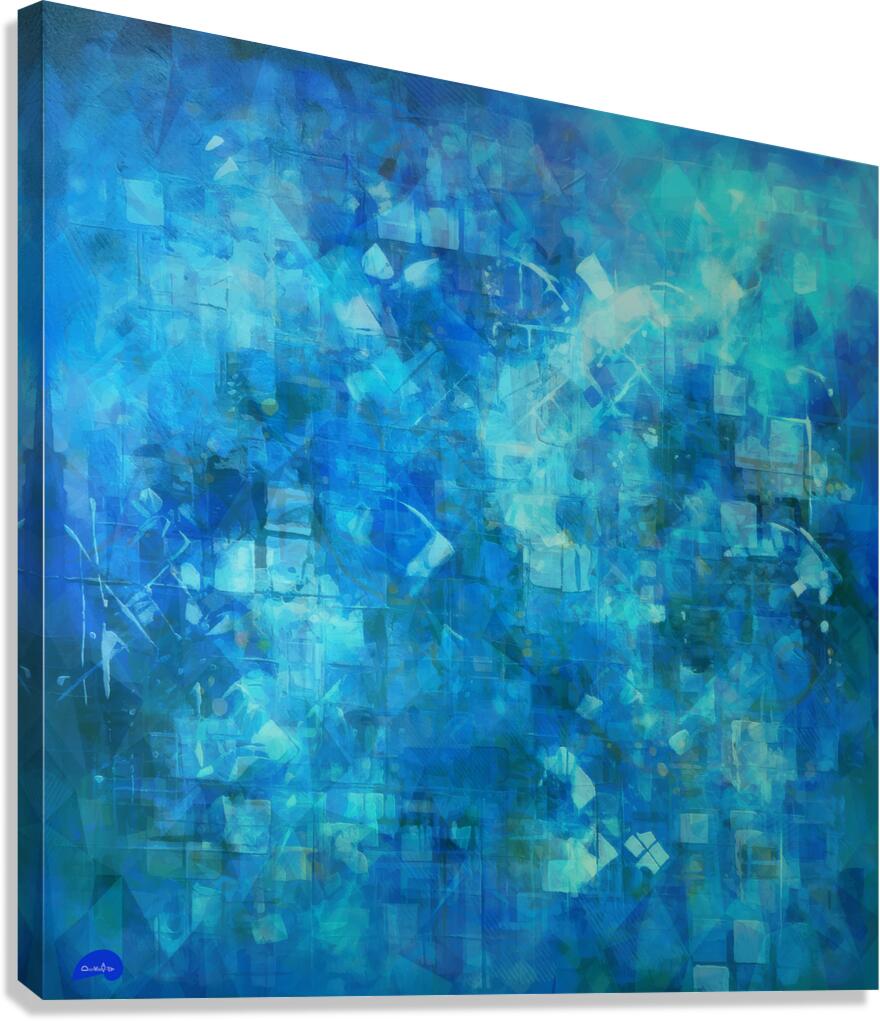 Blue Monday Canvas Print