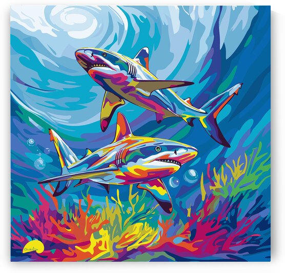 Painted Shark Samba  by Diana de Avila