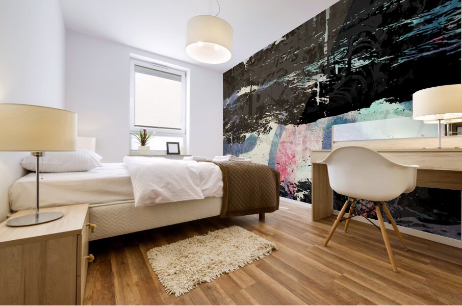 Colliding Thoughts  Mural print