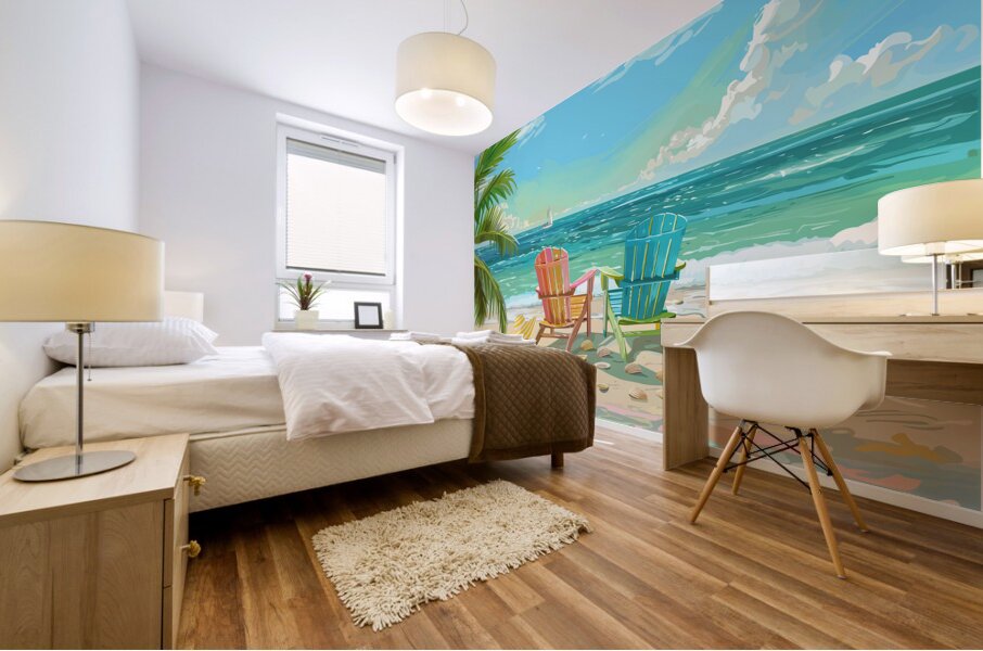 Serenity on Sanibel Mural print