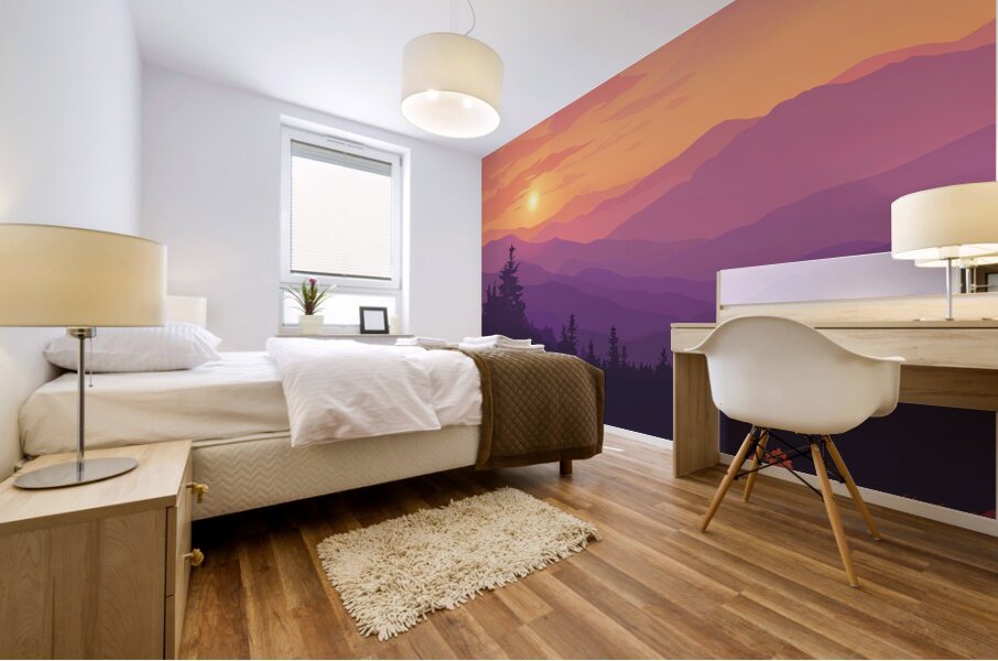 Peaceful Escape Mural print