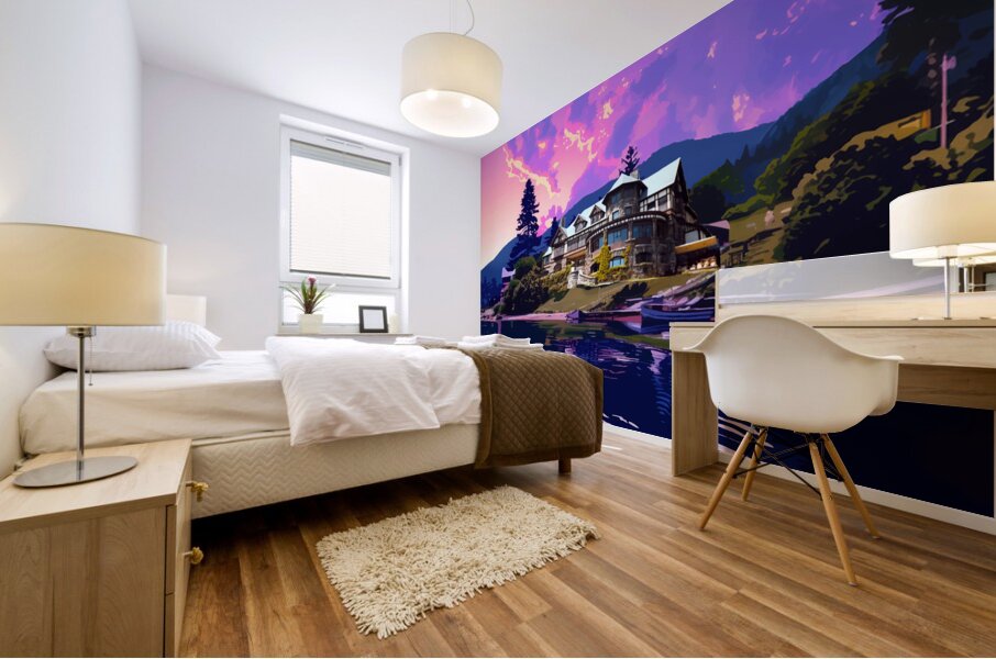 The Blenheim - Lake George NY Mural print