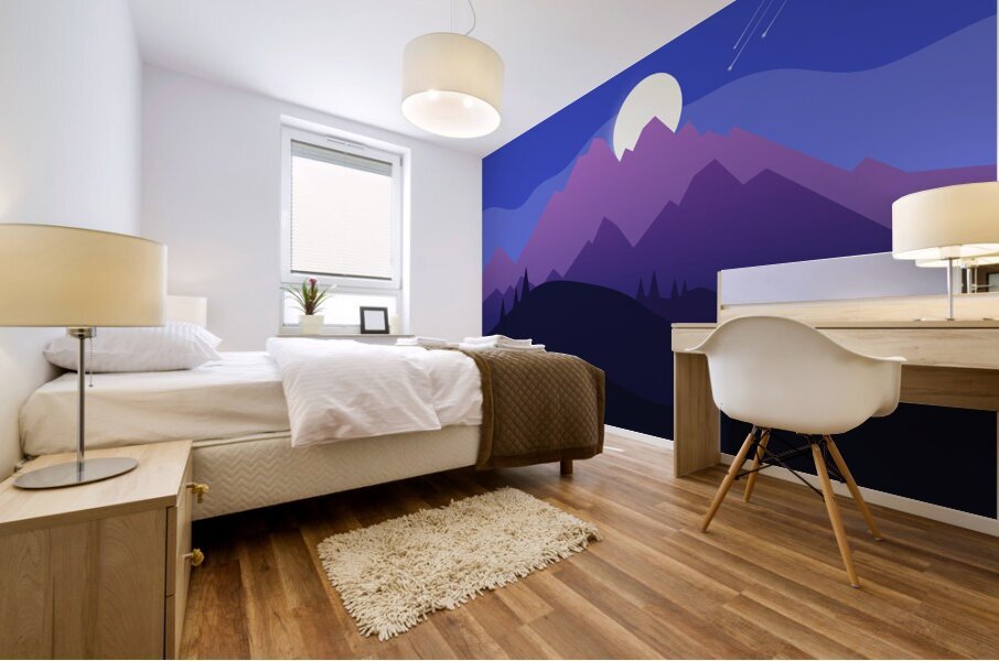 Purple Mountain Majesty Impression murale