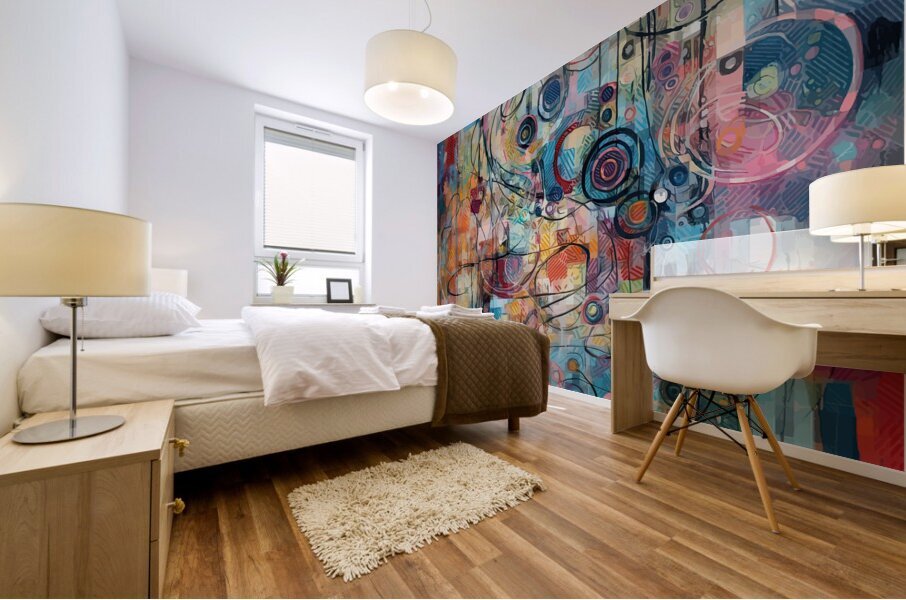 Hallucinating with Humpty Mural print