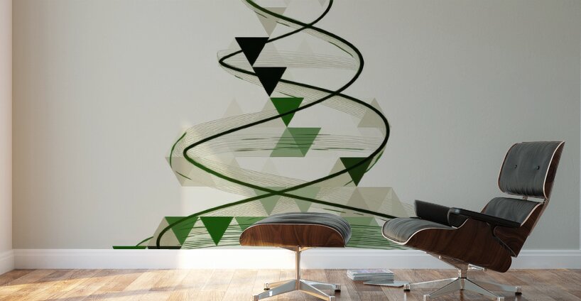 Evergreen Twist Wall Murals