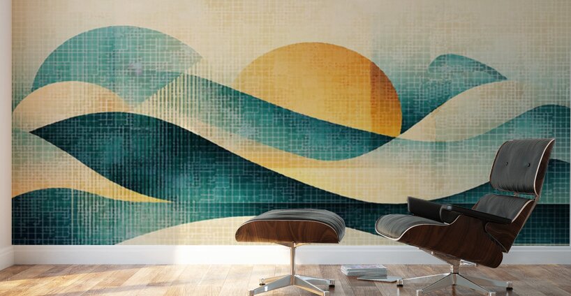 Algorithmic Dune Wall Murals