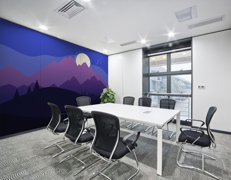 Purple Mountain Majesty Wall Printing