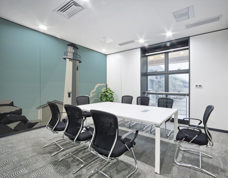 Lighthouse on the Bluff No. 2 Wall Printing