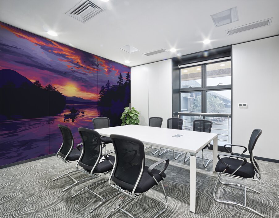 Twilight Paddle Wall Printing