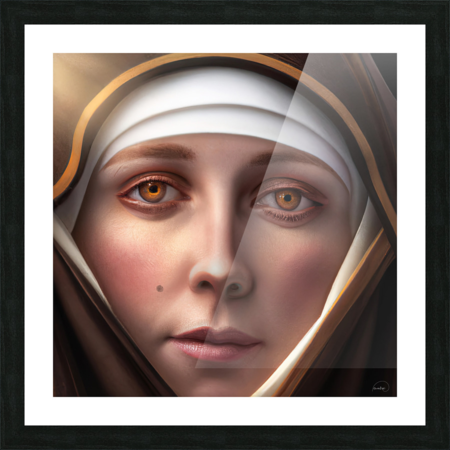 St Clare of Assisi  Framed Print Print