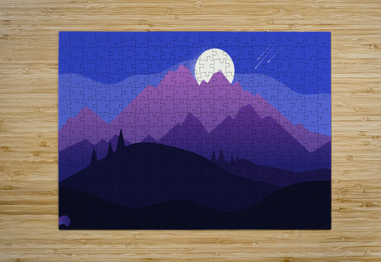 Purple Mountain Majesty Diana de Avila Puzzle printing