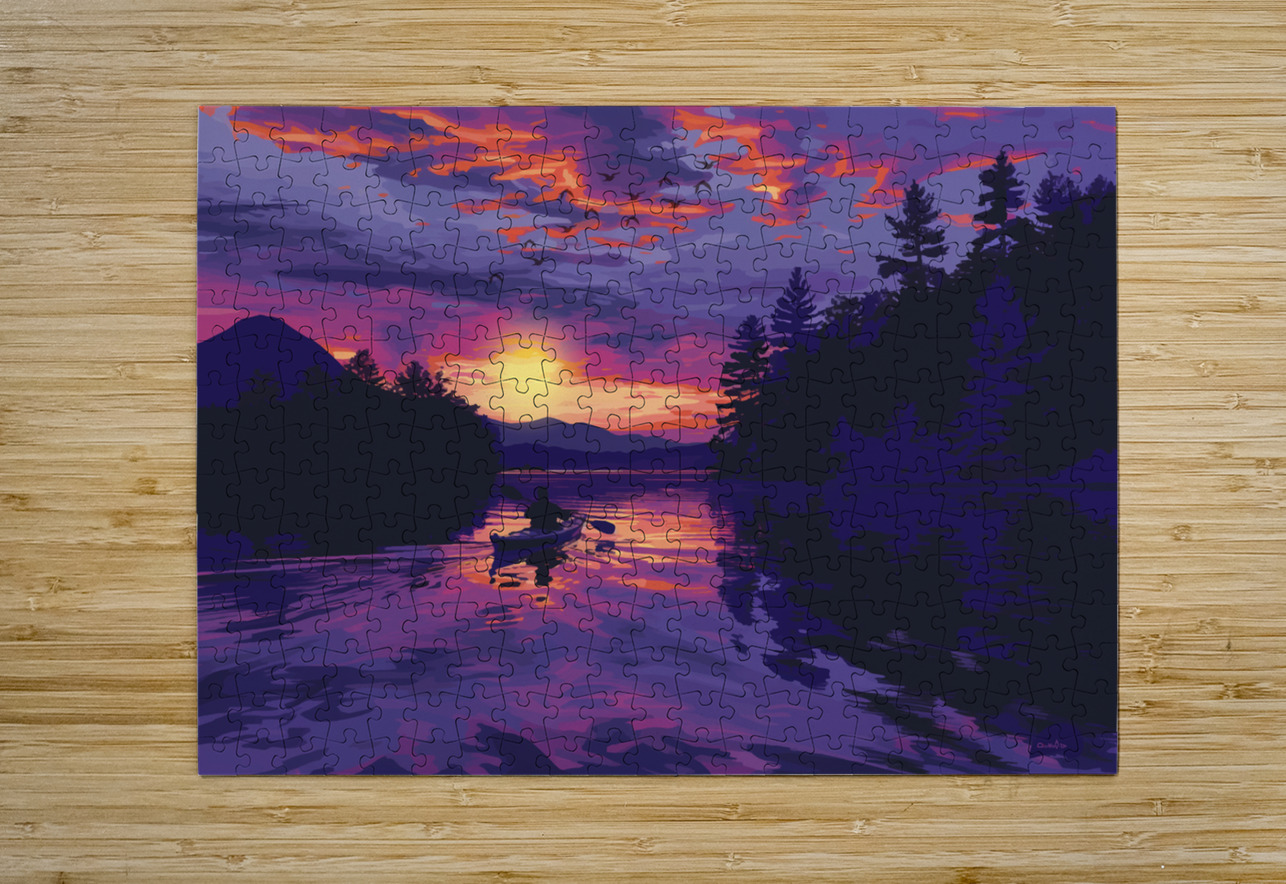 Twilight Paddle Diana de Avila Puzzle printing