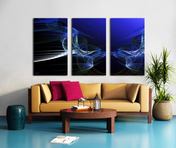 At the Edge of Consciousness Split Canvas print