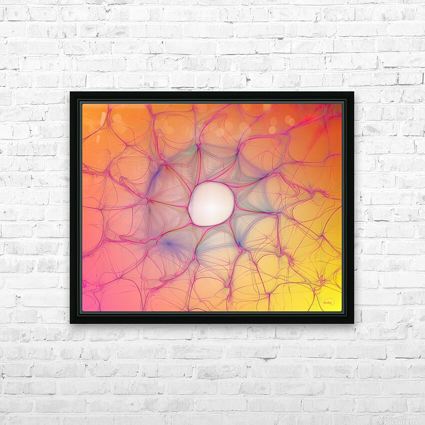 Sunny Synapses HD Sublimation Metal print with Decorating Float Frame (BOX)