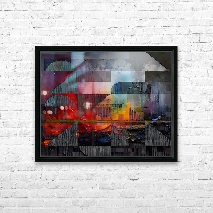 An Urban Interpretation  1 HD Sublimation Metal print with Decorating Float Frame (BOX)