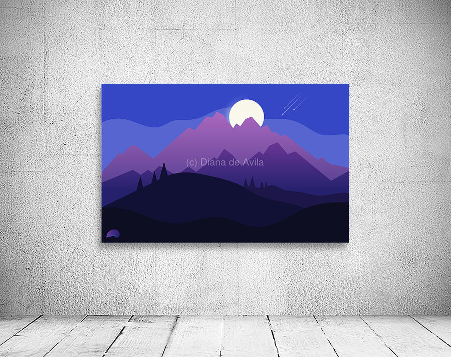 Purple Mountain Majesty Wall Preview