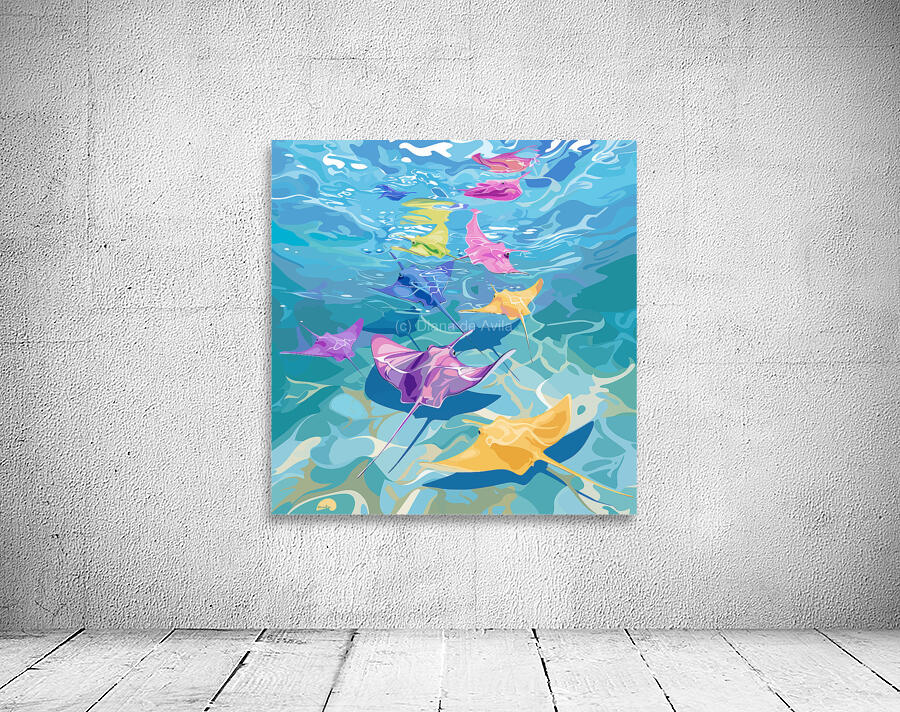 Stingray Serenade Wall Preview