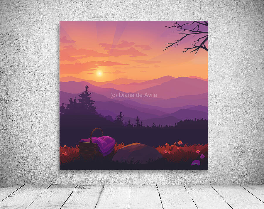 Peaceful Escape Wall Preview