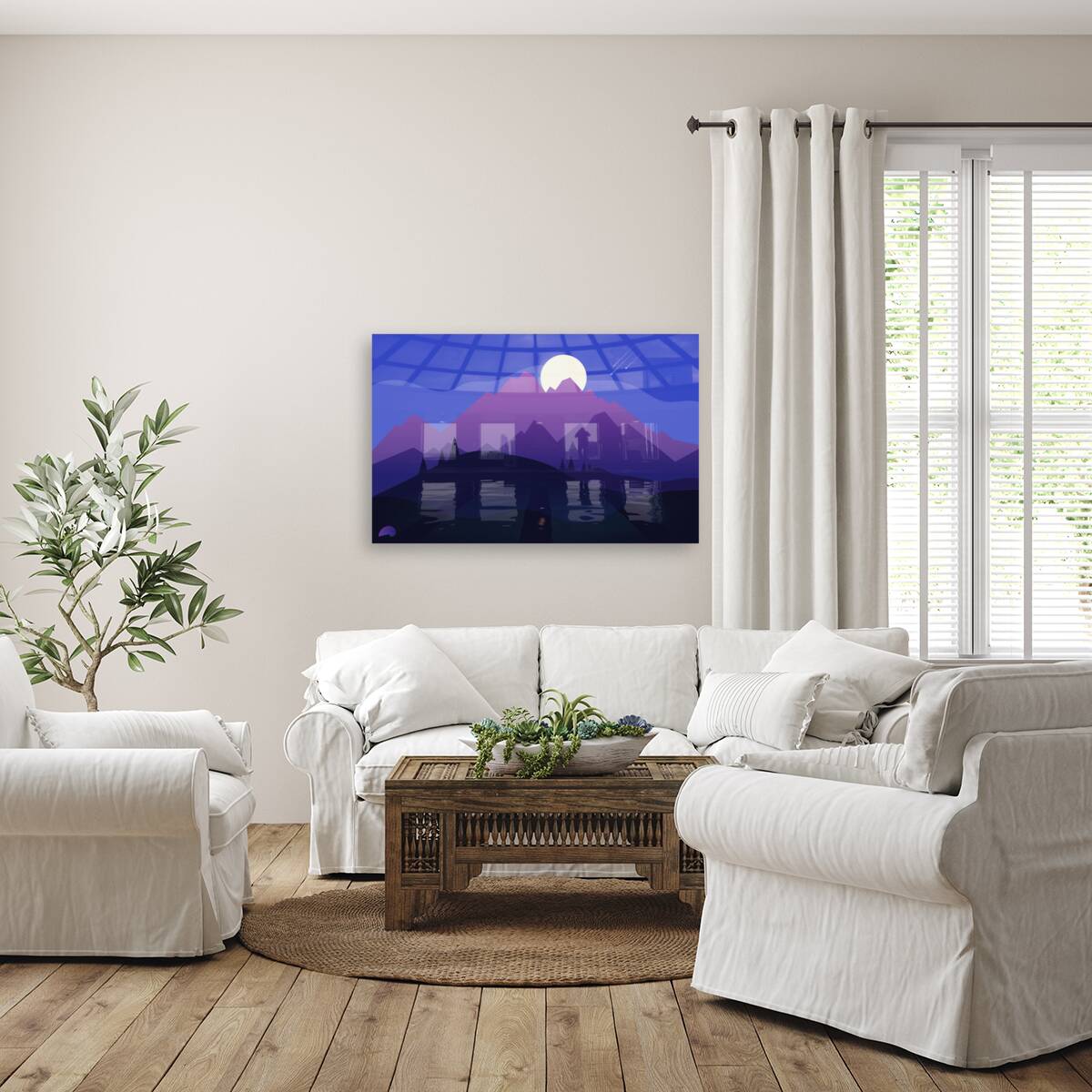 Purple Mountain Majesty Reproduction